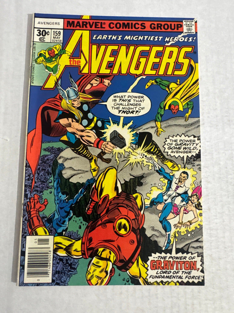AVENGERS #159 Jack Kirby Cover