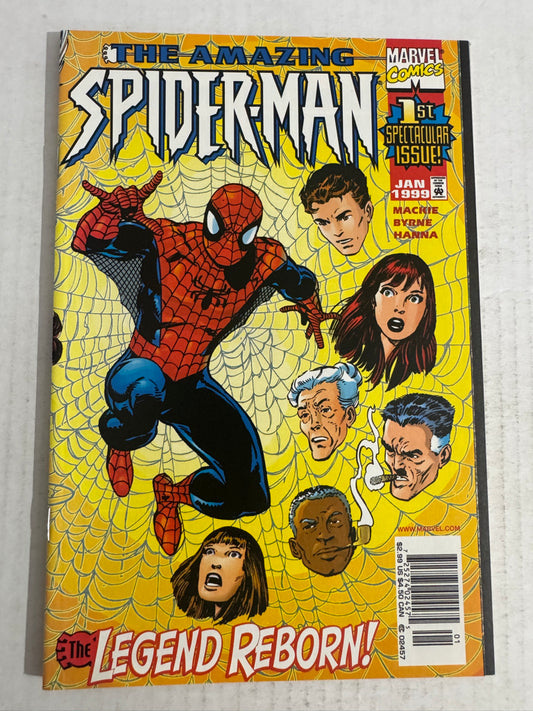 AMAZING SPIDER-MAN #1 Vol 2 NM John Byrne Cover NEWSSTAND