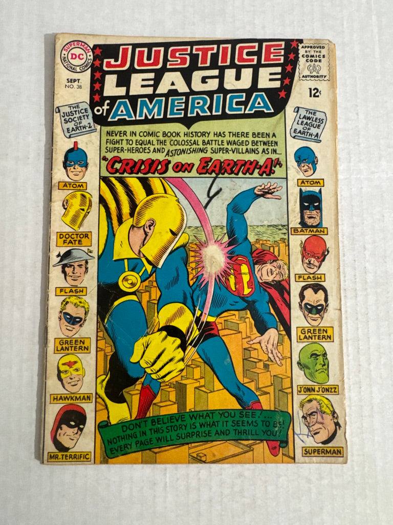 JUSTICE LEAGUE OF AMERICA #38 GD/VG