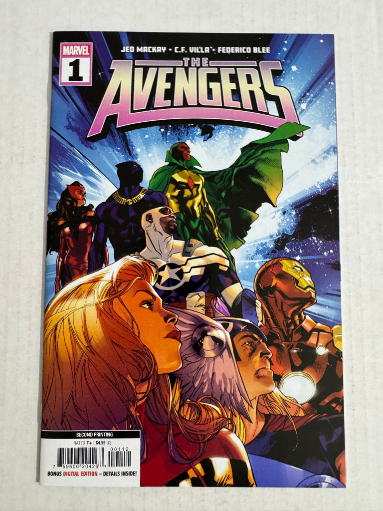 AVENGERS #2 Vol 8 NM CF Villa Cover