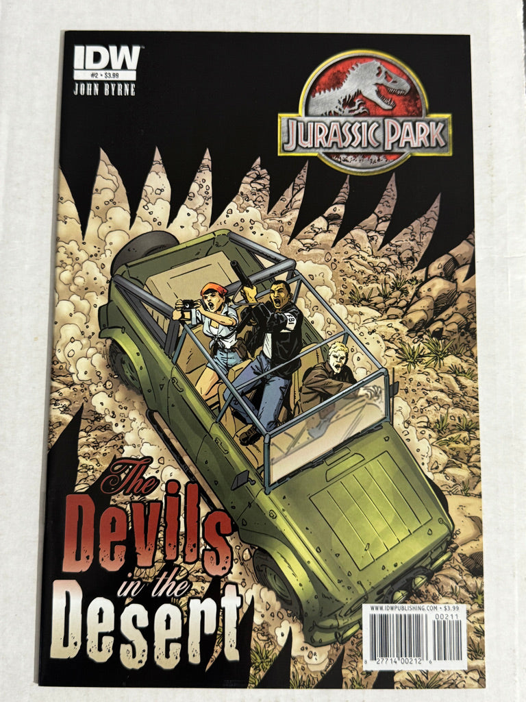 JURASSIC PARK The Devils In The Desert #2 NM- John Byrne Cover