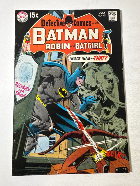 DETECTIVE COMICS #401 VG+ Neal Adams Cover