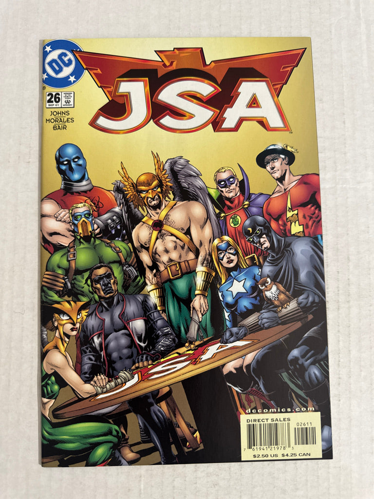 JSA #26 NM- Rags Morales Cover