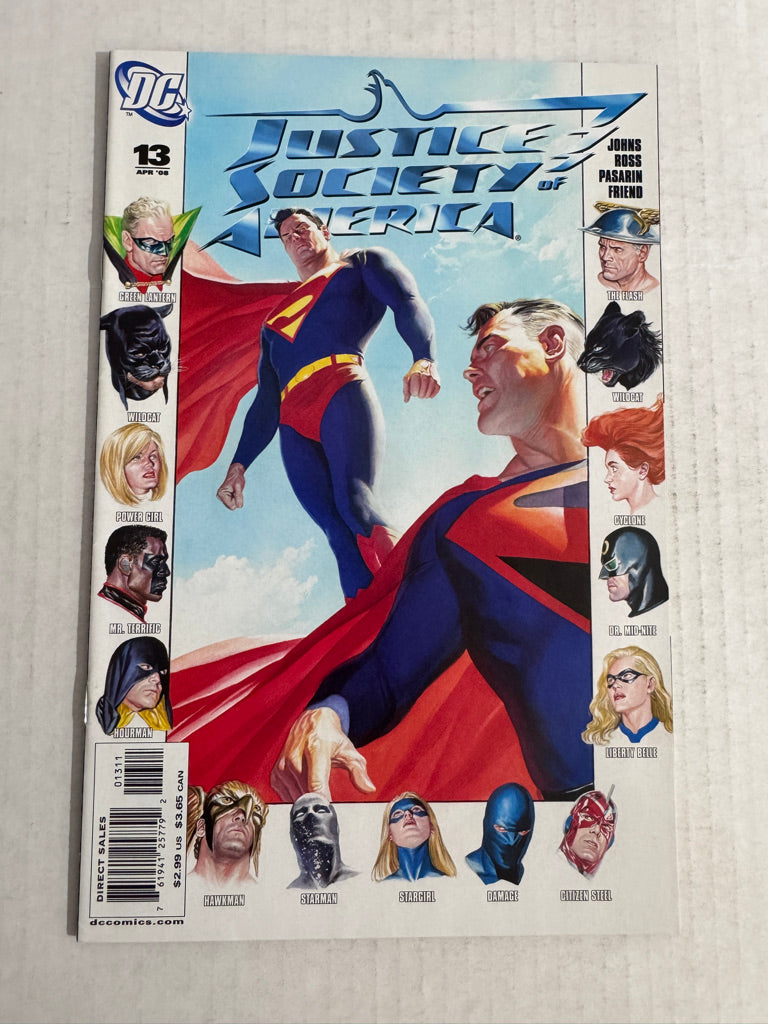 JUSTICE SOCIETY OF AMERICA #13 Vol 3 Alex Ross Cover