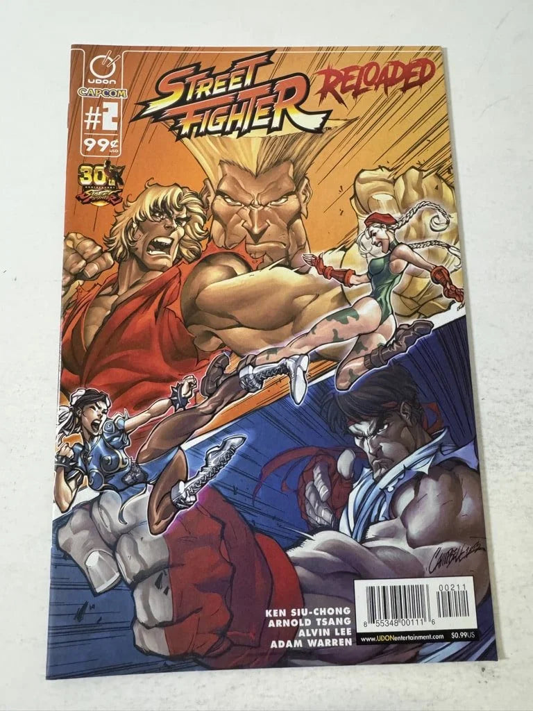 STREET FIGHTER Reloded #2 J Scott Campebll Cover