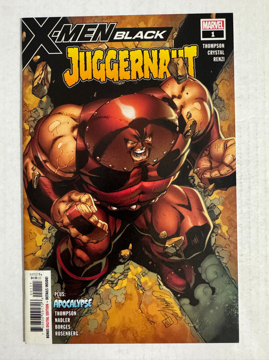 X-MEN BLACK: JUGGERNAUT #1 NM J Scott Campbell Cover