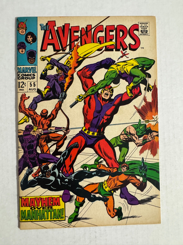 AVENGERS #55 FN/VF 1ST APPEARANCE