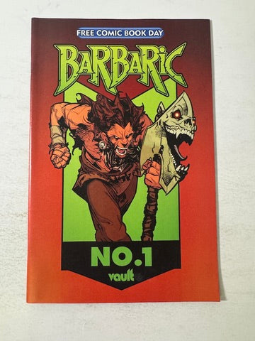 BARBARIC #1 NM FCBD Variant