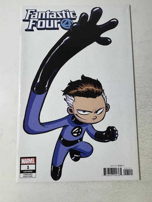 FANTASTIC FOUR #1 Vol 6 NM Skottie Young Variant