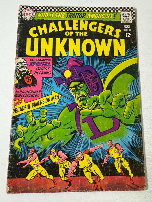 CHALLENGERS OF THE UNKNOWN #53 GD-