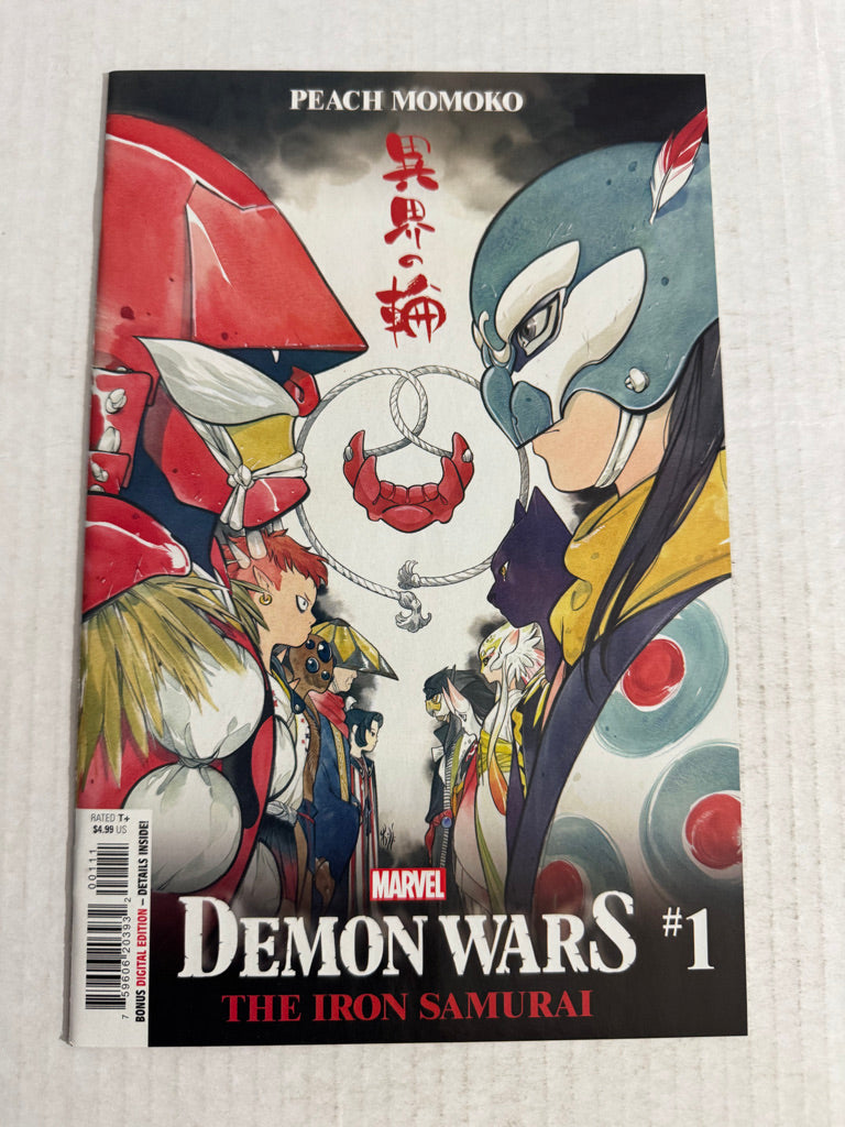 DEMON WARS THE IRON SAMURAI #1 NM Peach Momoko Cover