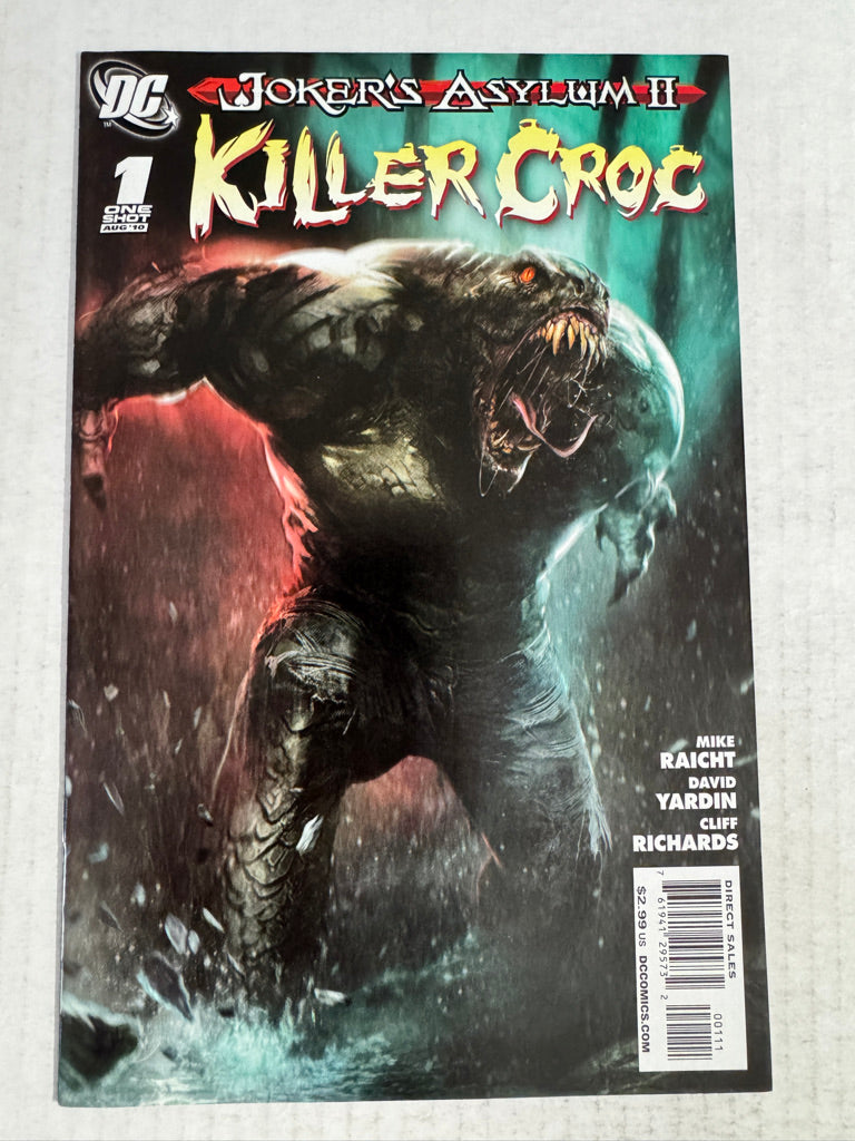 JOKER'S ASYLUM II KILLER CROC #1 NM Mattina Cover