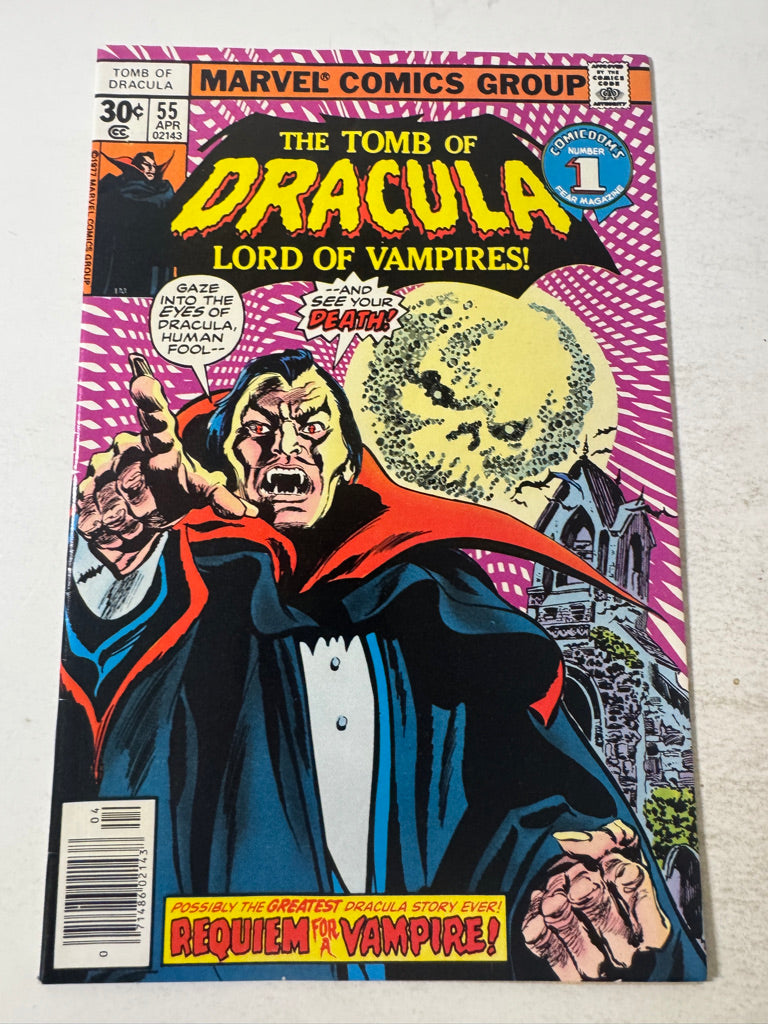 THE TOMB OF DRACULA #55 VF+ 1ST APPEARANCE