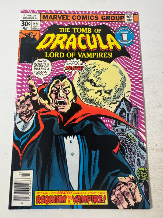 THE TOMB OF DRACULA #55 VF+ 1ST APPEARANCE