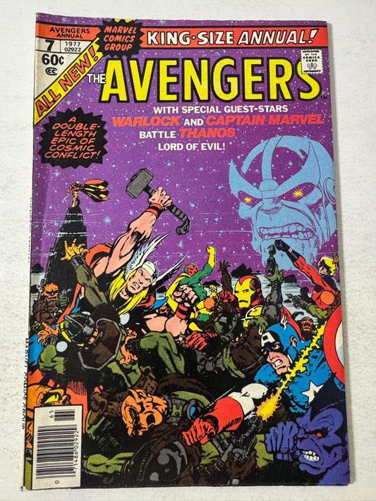 AVENGERS ANNUAL #7  Jim Starlin Cover DOUBLE COVER