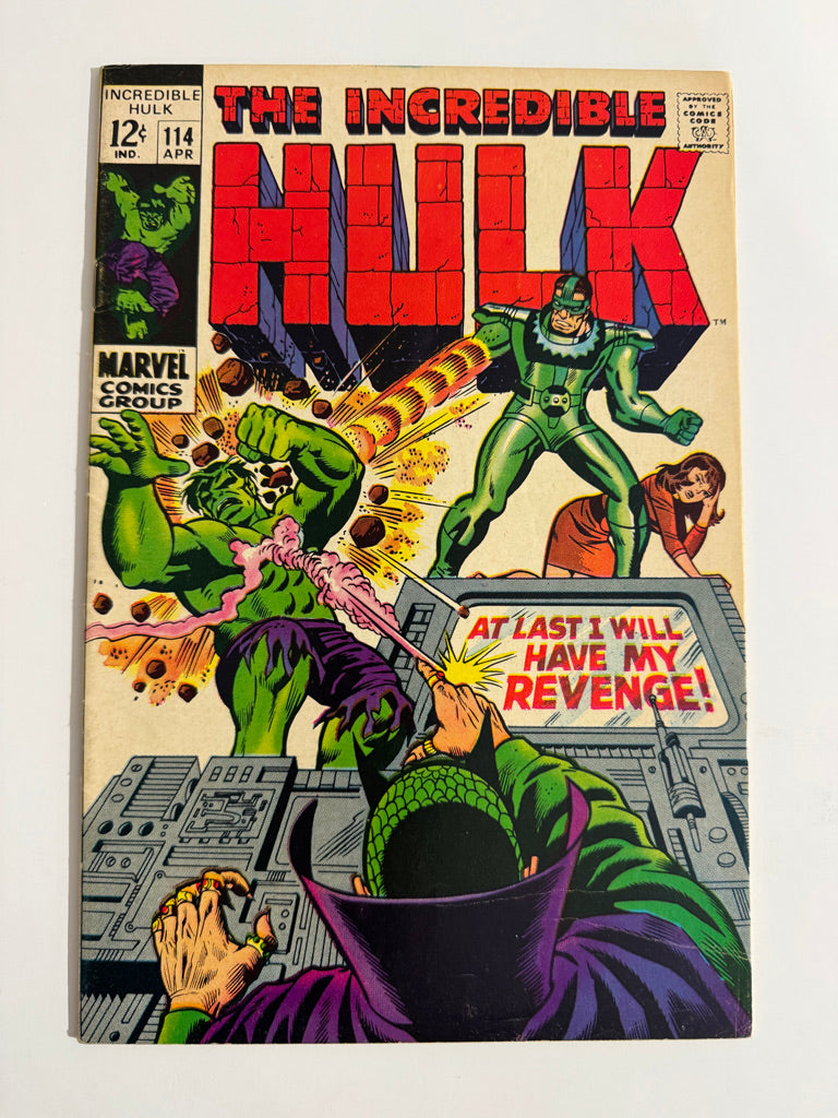 INCREDIBLE HULK #114 FN/VF