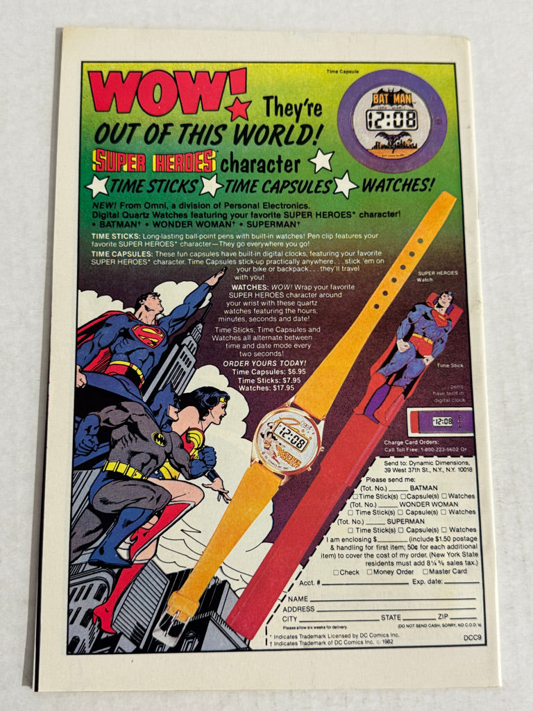 MASTERS OF THE UNIVERSE #1 VF CANADIAN PRICE VARIANT
