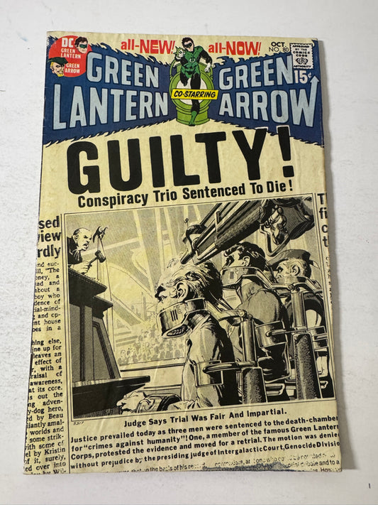 GREEN LANTERN GREEN ARROW #80 GD Neal Adams Cover