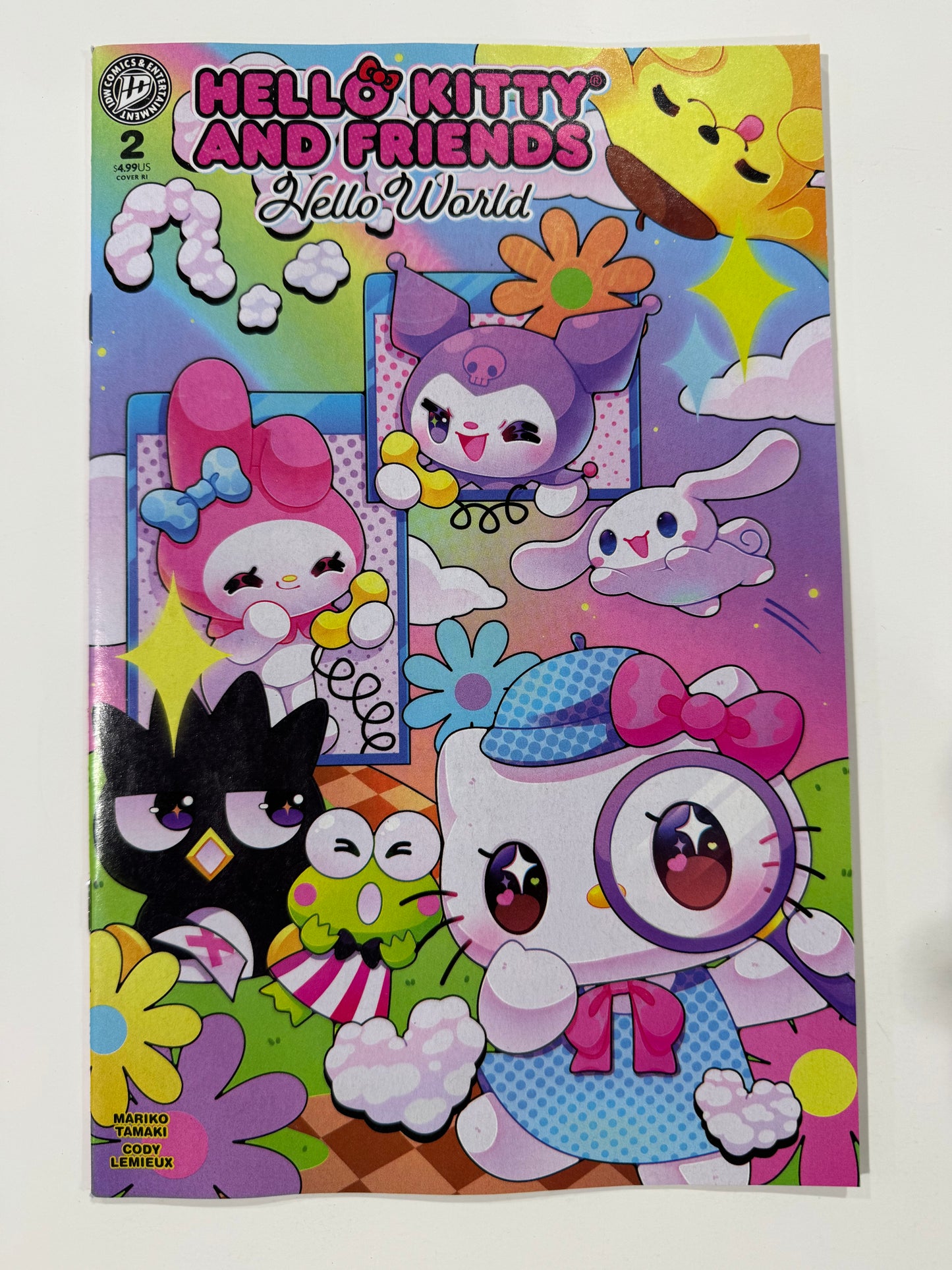 HELLO KITTY AND FRIENDS: HELLO WORLD #2 NM 1:10 Ashley Cavan Variant