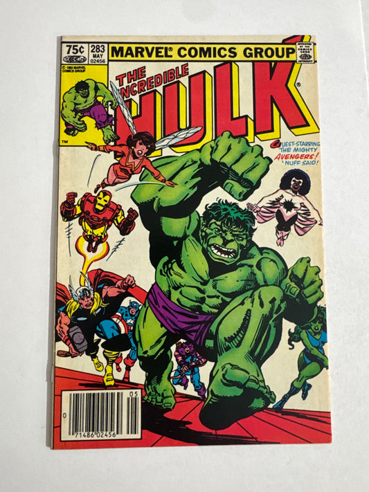 INCREDIBLE HULK #283 VF/NM CANADIAN PRICE VARIANT