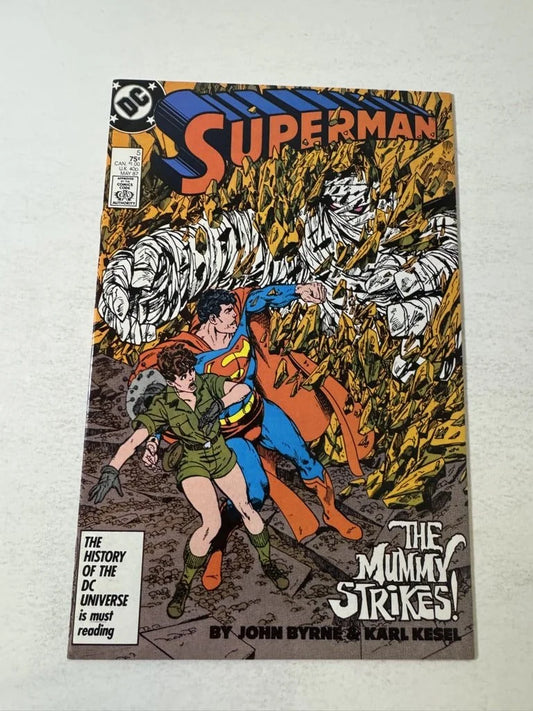SUPERMAN #5 NM Vol 2 John Byrne Cover