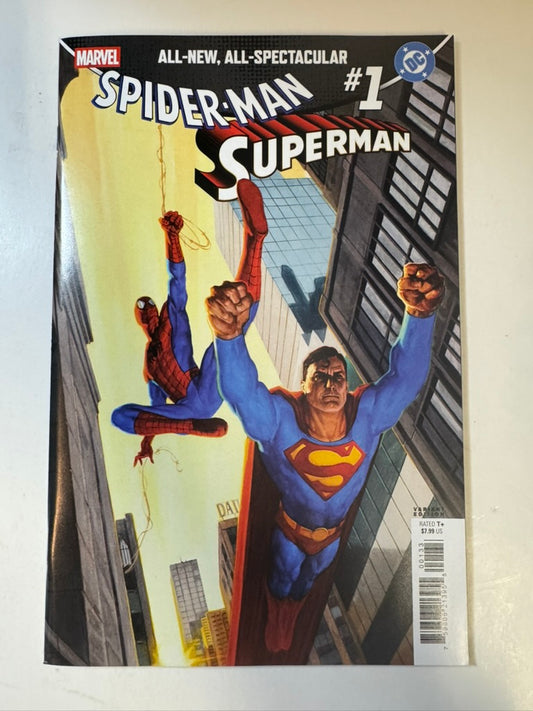 MARVEL / DC: SPIDER-MAN / SUPERMAN #1 NM 1:25 Erik M. Gist Variant