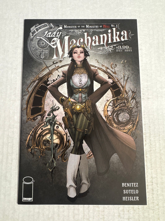 LADY MECHANIKA The Monster of The Ministry of Hell #1 NM Joe Benitez Cover