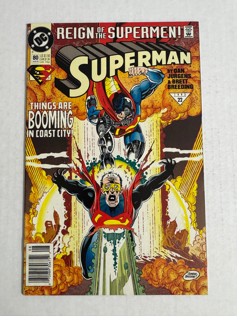 SUPERMAN #80 Vol 2 VF NEWSSTAND
