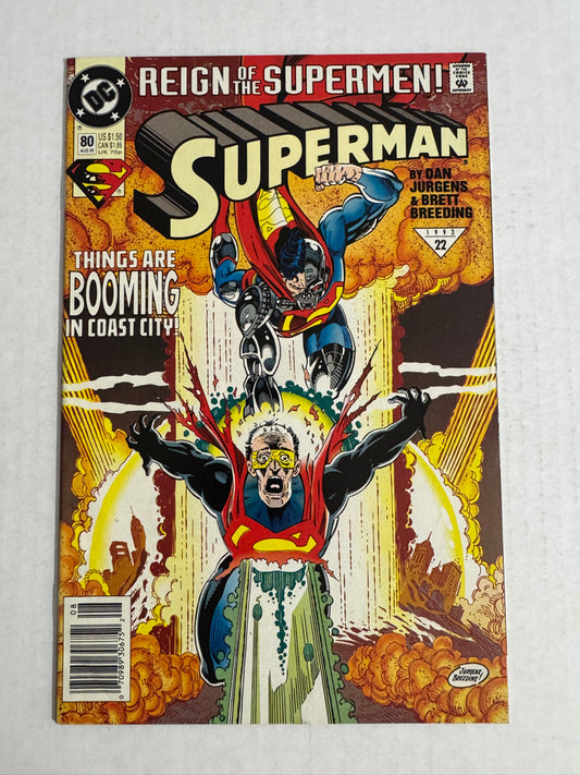 SUPERMAN #80 Vol 2 VF NEWSSTAND