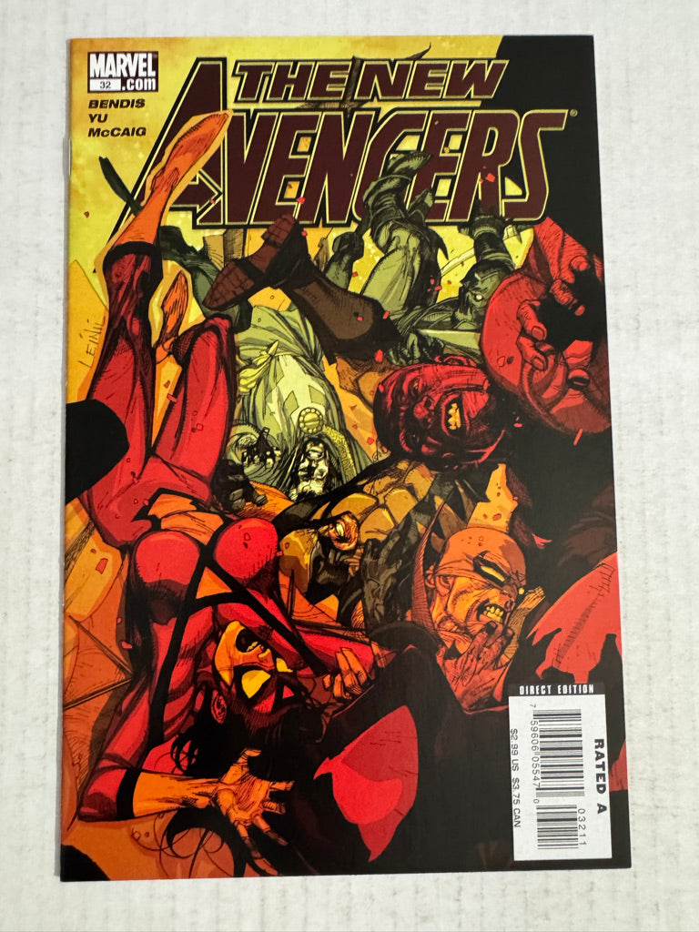 NEW AVENGERS #32 NM Leinil Yu Cover