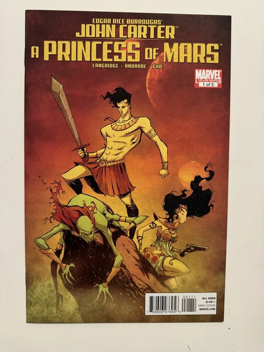 JOHN CARTER A Princess of Mars #1 NM NM Skottie Young Cover