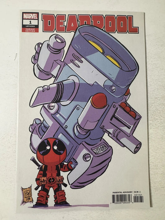 DEADPOOL #1 Vol 6 NM Skottie Young Variant