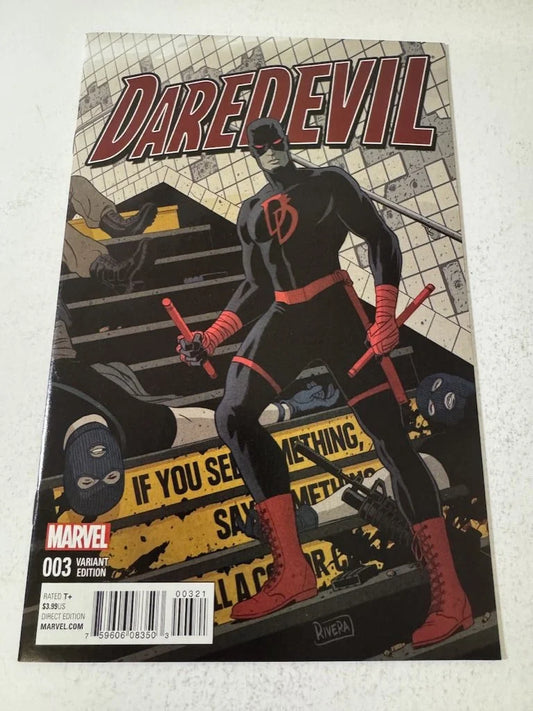 DAREDEVIL #3 Vol 5 NM 1:25 Paulo Rivera Variant
