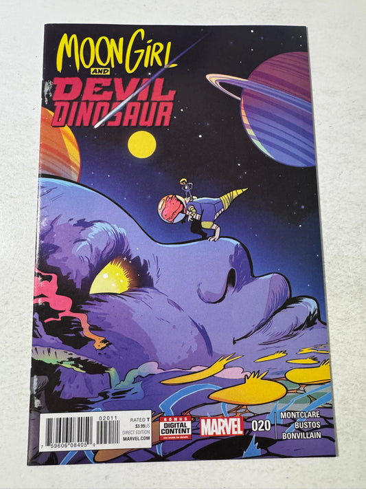 MOON GIRL AND DEVIL DINOSAUR #20 VF 1ST APPEARANCE