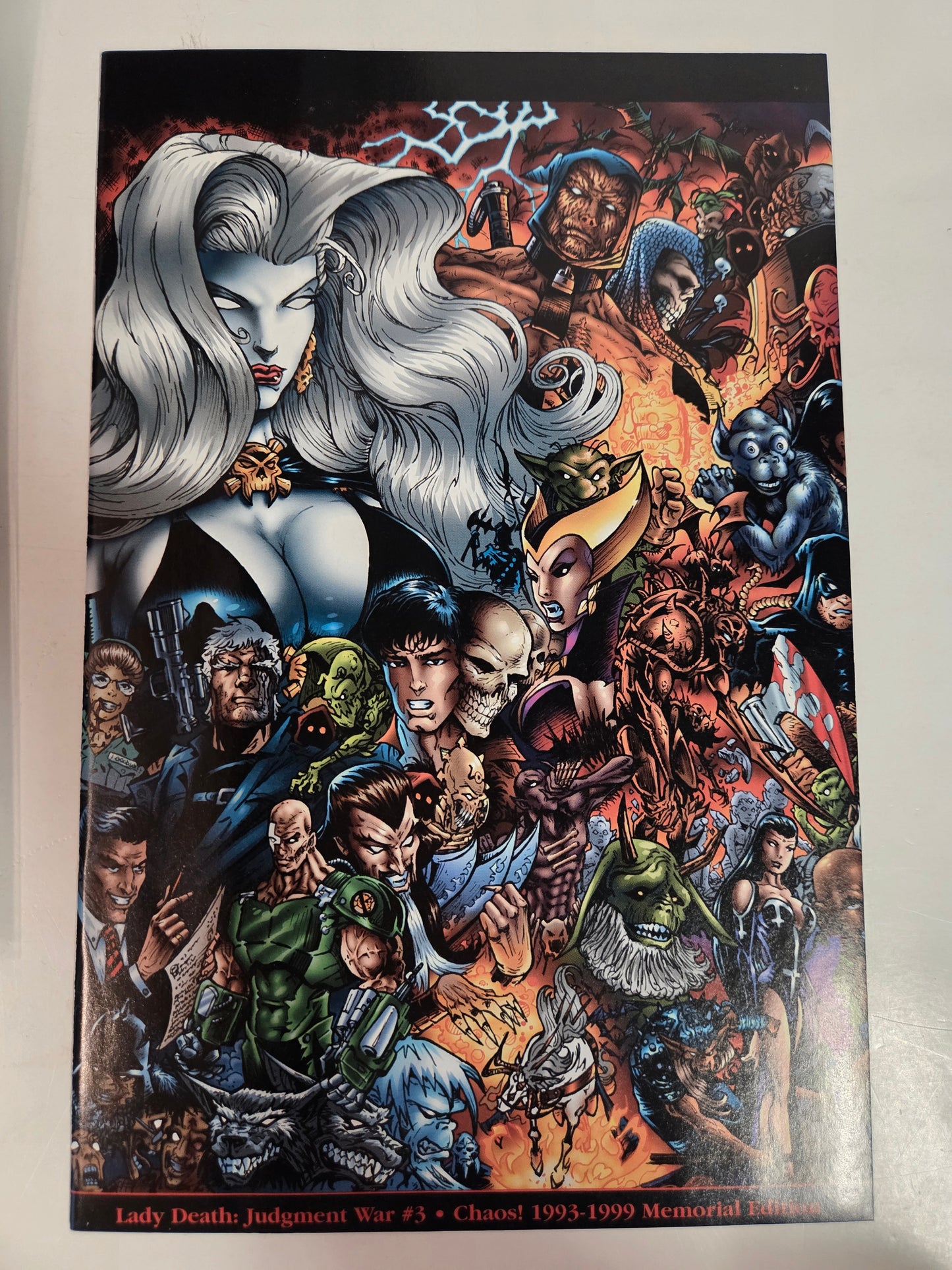 LADY DEATH: JUDGEMENT WAR #3 NM 1993-1999 Memorial Edition Variant