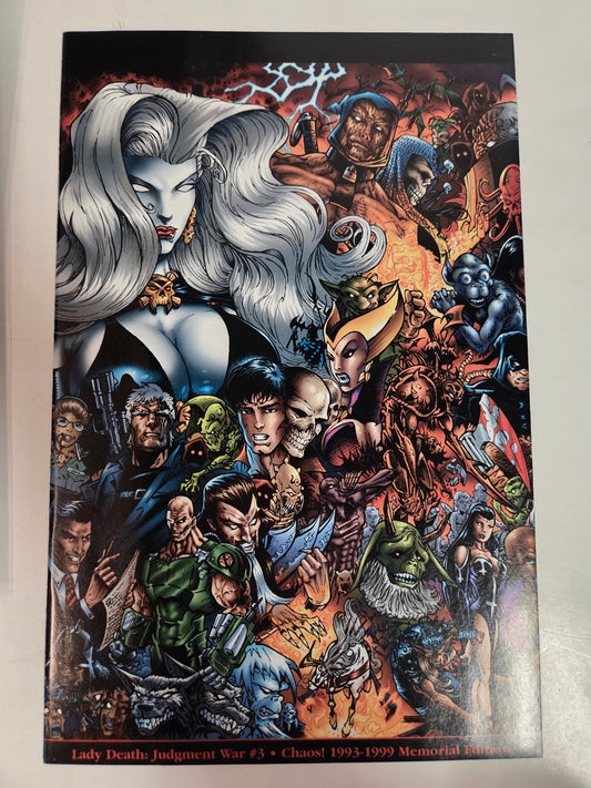 LADY DEATH: JUDGEMENT WAR #3 NM 1993-1999 Memorial Edition Variant