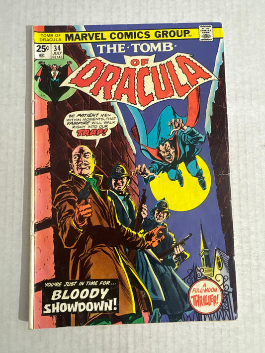 THE TOMB OF DRACULA #34 GD/VG
