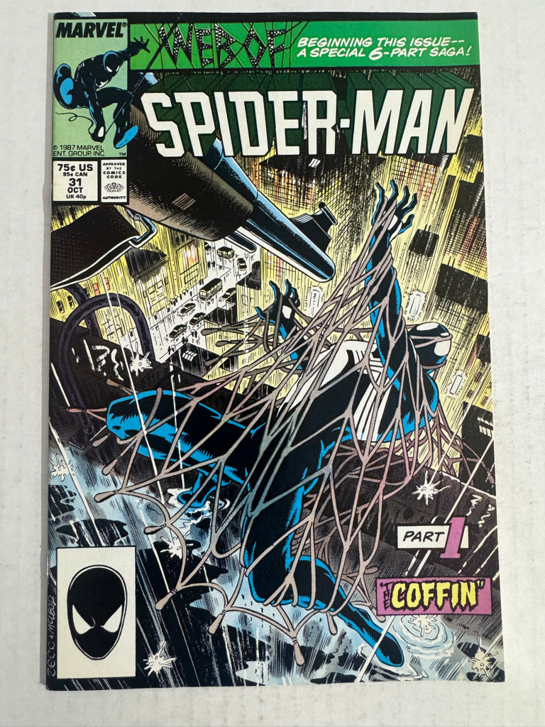 WEB OF SPIDER-MAN #31 NM- Mike Zeck Cover