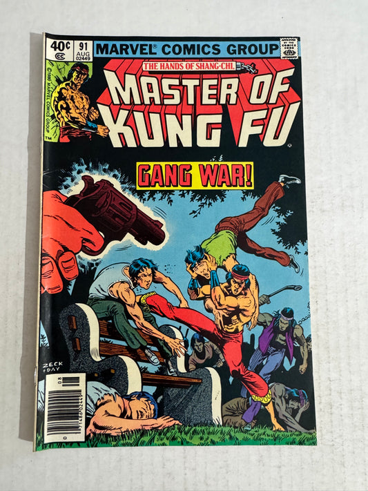 MASTER OF KUNG FU #91 FN- Mike Zeck Cover NEWSSTAND