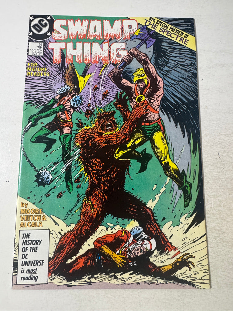 SWAMP THING #58 Vol 2 VF+