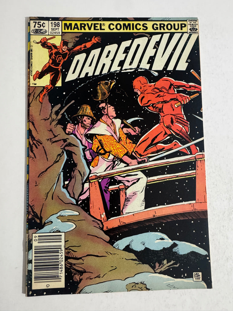 DAREDEVIL #198 FN+ Carl Potts Cover CANADIAN PRICE VARIANT