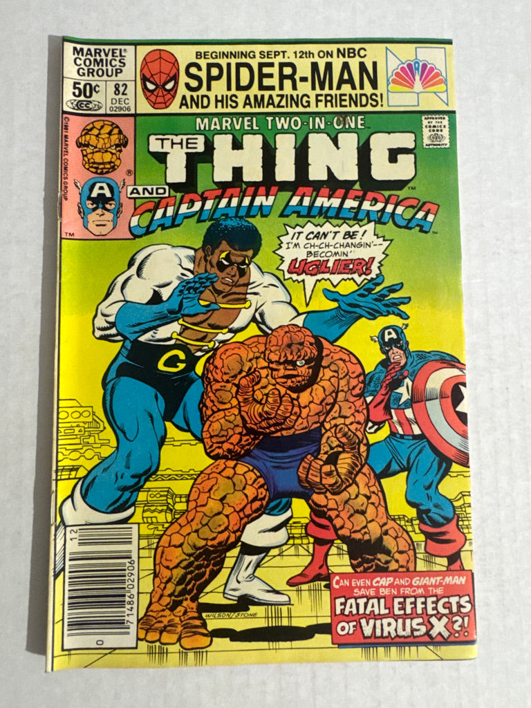 MARVEL TWO-IN-ONE #82 VG NEWSSTAND