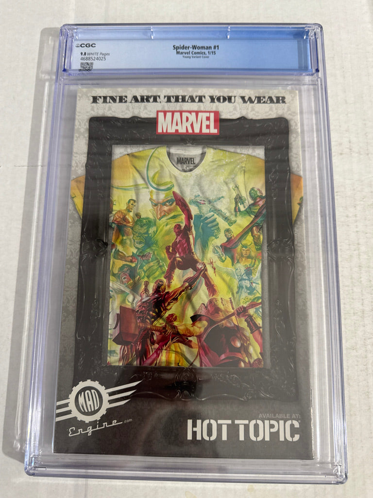 SPIDER-WOMAN #1 9.8 CGC Skottie Young Variant