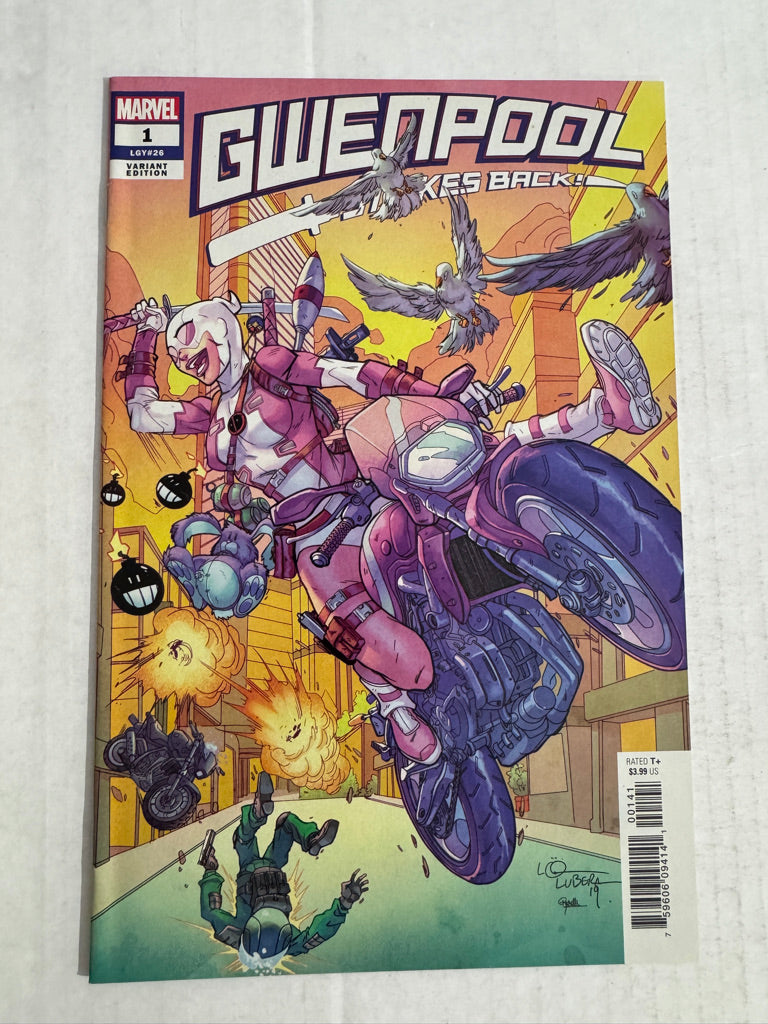 GWENPOOL STRIKES BACK #1 NM Lubera Variant