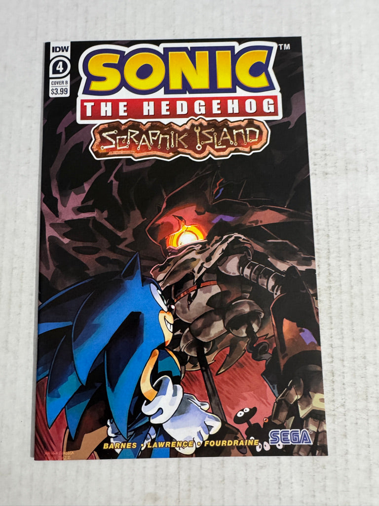 SONIC THE HEDGEHOG Scrapnik Island #4 VF- B Variant