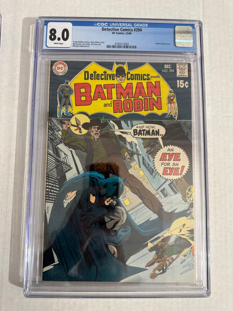DETECTIVE COMICS #394 CGC 8.0 Neal Adams Cover