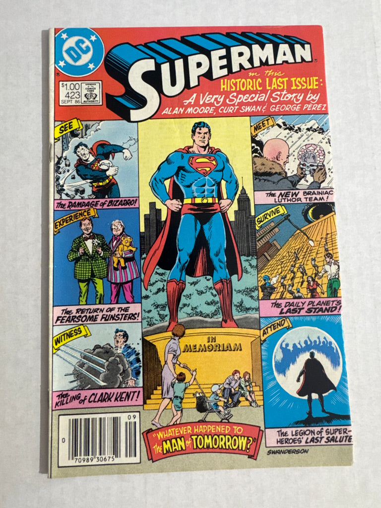 SUPERMAN #423 VG/FN CANADIAN PRICE VARIANT