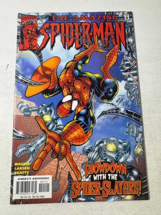 AMAZING SPIDER-MAN #21 Vol 2 Erik Larsen Cover