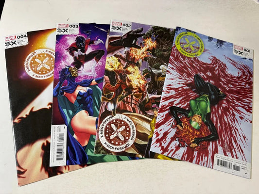X-MEN FOREVER #1-4 Vol 3 NM Set Mark Brooks Cover