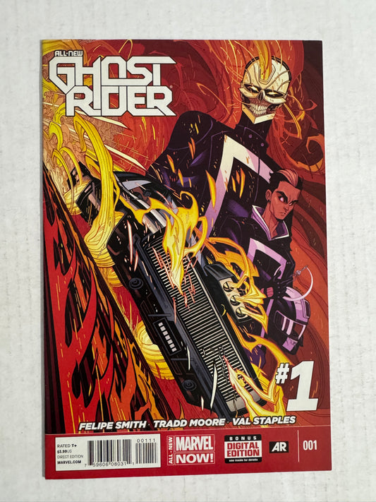 ALL-NEW GHOST RIDER #1 VF Tradd Moore Cover 1ST APPEARANCE